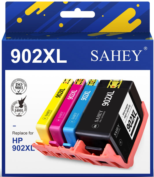 902XL Ink Cartridge for 902 XL HP Ink Cartridges 902 Ink with HP Officejet Pro 6978 6968 6958 6970 6960 6962 6975 6950 6954 Printer (4 Pack)